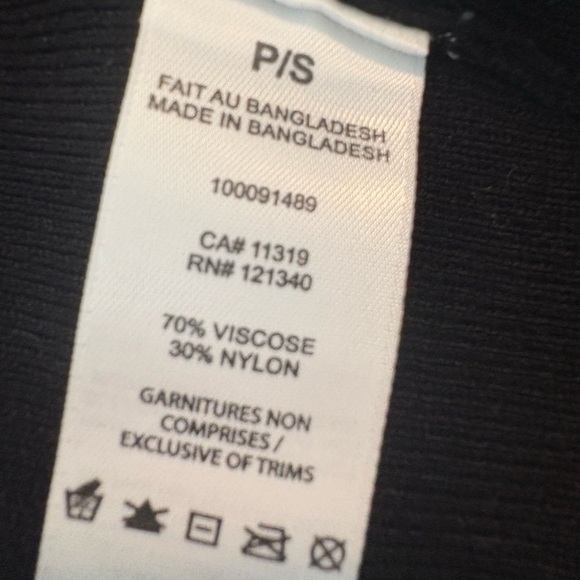 Garage Micro Off Shoulder Top Black - Picture 4 of 10